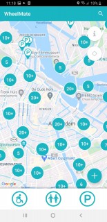 Screenshot of the WheelMate app.